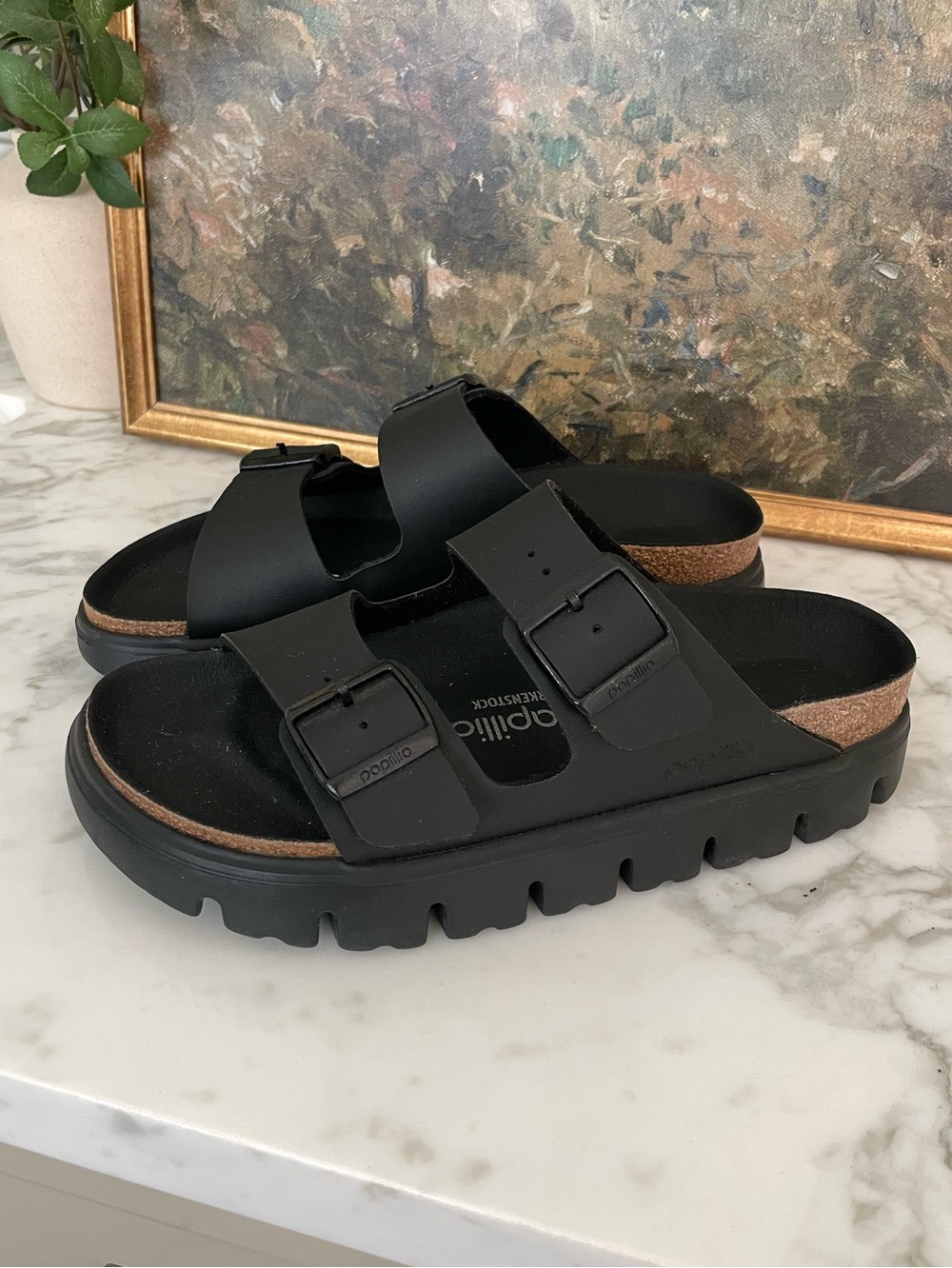 Birkenstock Papillio Arizona Chunky Sandals Size 9 (40) - Picture 9 of 10